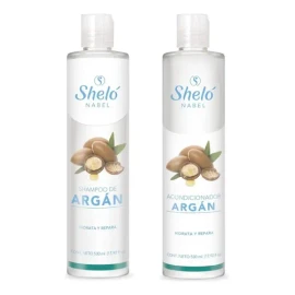 Argan Shampoo Y Acondiconador Shelo Nabel® 530ml Kit 2pzs