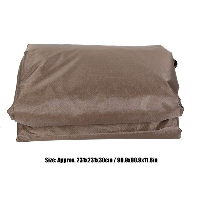 Vipxyc Hot Spring Cover, Square Hot Spring Bath Cover Foldable