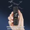 Black Portable Breathalyzer Professional Noncontact High Accuracy Alcohol Tester Rechargeable