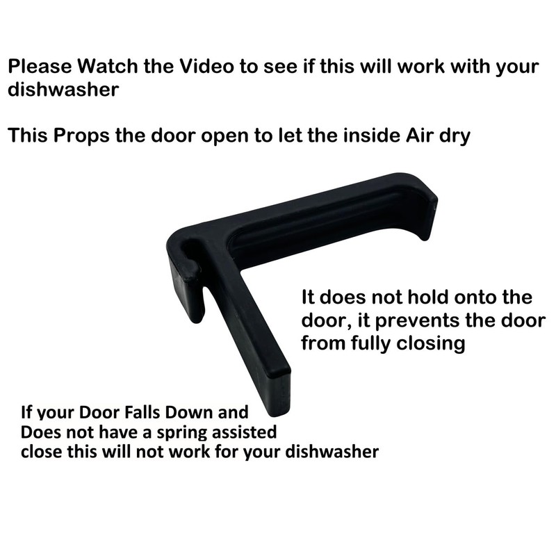 Dishwasher Door Prop Opener (New Model) Keeps Your Dishwasher Door