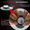 Ampper Oval Blind Spot Mirrors, Frameless 360 Degree Adjustabe HD