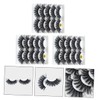 IWOWHERO 15 Pairs Manga Lash Clusters Pro Cosmetics False Lashes