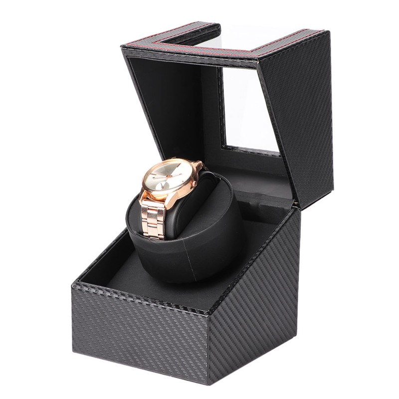 Single Automatic Watch Winder with Quiet Motor Wristwatch Display Case