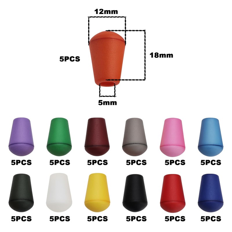 EMSea Pack of 65 Bell End Stoppers with Locking Lids