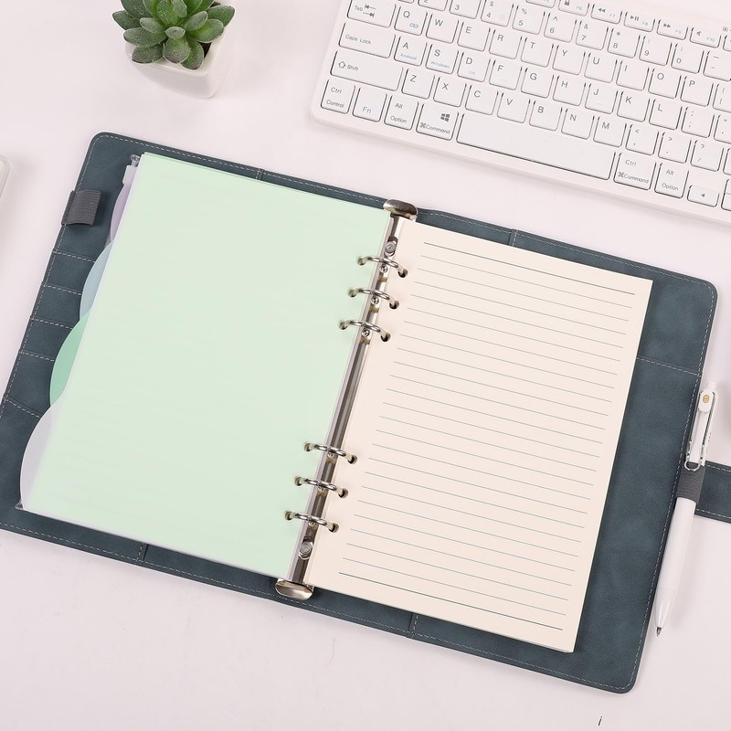 SKYDYE A5 Ring Binder, A5 Refillable, 135 Sheets A5 Refill