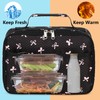 LEDAOU Lunch Box Kids Insulated Lunch Bag Girls Toddler Reusable