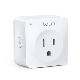 TP-Link Tapo Smart Plug Mini, Smart Home Wifi Outlet Works with Alexa Echo & Google Home, No Hub Required, Remote Control Your Home Appliances from Anywhere (P100)