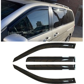 VICOJETOR Sunproof Waterproof Side Window Wind Deflector, 4pcs Protective Replacements Rain Guards Set, Window Visor fit for 2008-2010 Honda Odyssey 94083