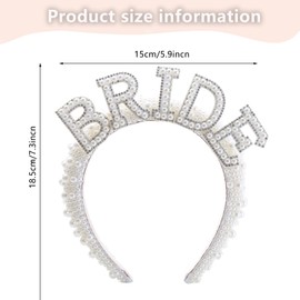 Pearl Headband, Bride to Be Headband, Bride to Be Headband, Bride to Be Headband, Bridal Decorations for Weddings, Girlfriends Party
