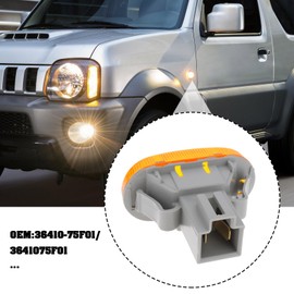LT Easiyl 2pcs 2Pin 12V Front Wing Side Indicator Repeater Light 36410-75F01 Compatible with Suzuki JIMNY 1998-2018