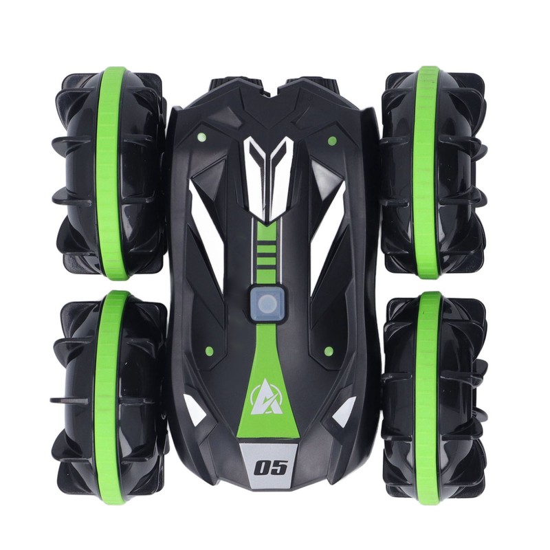 Amphibious Remote Control Car Waterproof Rechargeable Double Sided Tumbling RC