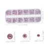 SEWACC Cherry Blossom Pink Acrylic Rhinestones Flatback Nail Art Gems