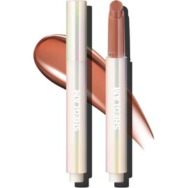 SHEGLAM PoutPerfect Brillo labial sólido hidratante, barra de labios no pegajosa con aceite de coco - In Bloom
