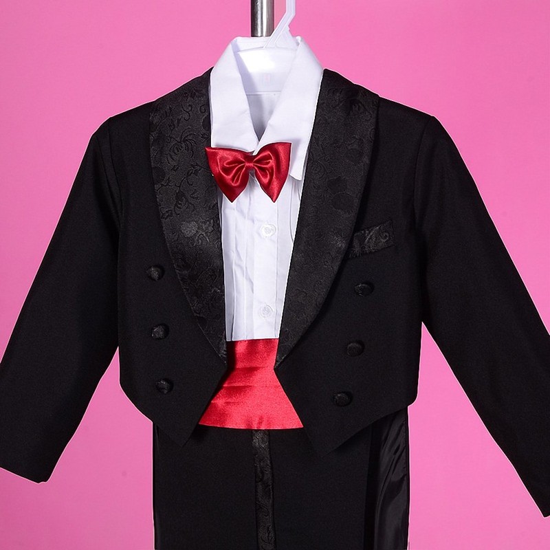 Lito Angels Esmoquin clásico para niños con Cola Trajes Formales