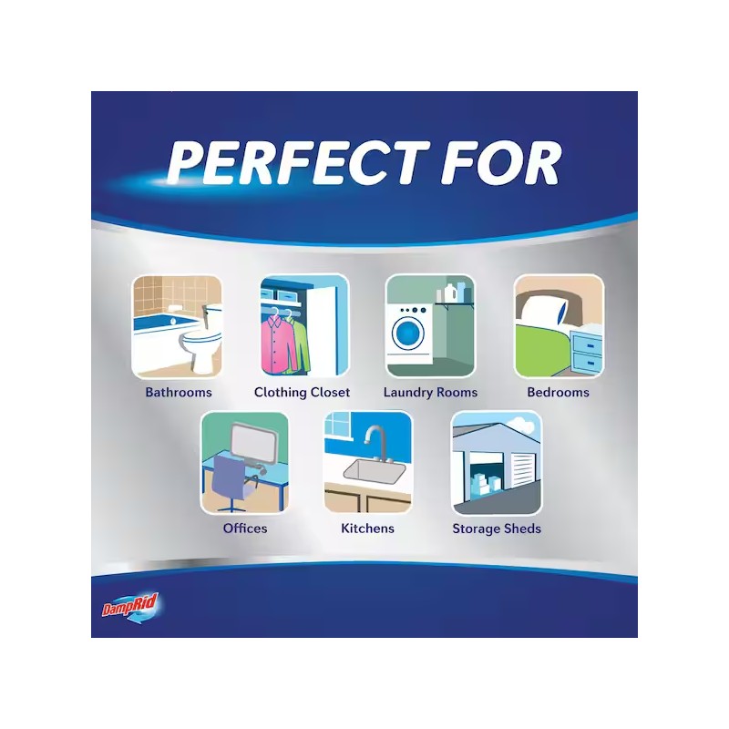 DampRid (4-Pack) Damprid Lavender Vanilla Moisture Absorber Odor Eliminator 11