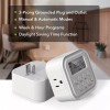 HBN 7 Day Heavy Duty Digital Timer, Dual Outlet, On/Off