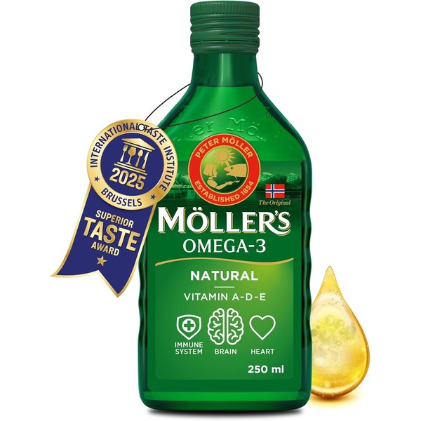 Möller's Omega 3 Cod Liver Oil, Omega 3 Dietary Supplement
