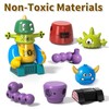 Magnetic Robot Toy for Children Aged 3-7 Years, 5 Pieces