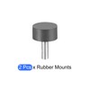 METALLIXITY 2pcs Rubber Stud M6 Screw Rubber Cylindrical Anti-Vibration Mount