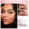 TgoBeauty Professional Eyebrow Lamination Kit Eyebrow Kit with Black Brown