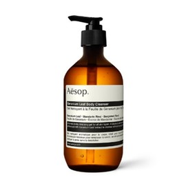 Aesop Geranium Leaf Body Cleanser 500ml 2pcs Back Acne Herb Scent Gift / 이솝 제라늄 리프 바디 클렌저 500ml 2개 등드름 허브향 선물