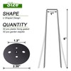 AAGUT 50 Pack Landscape Staples with Gasket Washer Caps, 6