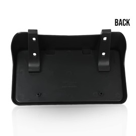 G-PLUS Black Front Bumper License Plate Frame Bracket Holder Fit Ford F250 F350 F450 F550 Super Duty 1999-2004/Fit Excursion 2000-2004 (Include License Plate Screws&Mounting Hardware)