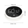 3in LED Digital Timer Rotatable Magnetic Low Noise ABS Shell