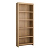 Prepac Moda 5-Tier Tall Wooden Bookcase, Oak Storage Cabinet, Display
