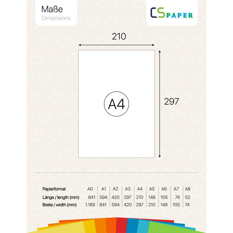Made in EU 50 Sheets White A4 80 g/m² CS