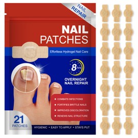 42Pcs Nail Patches,Nail Repair Patches