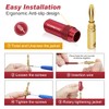 UCINNOVATE Banana Plugs, 8PCS Banana Plugs for Speaker Wire Connectors,