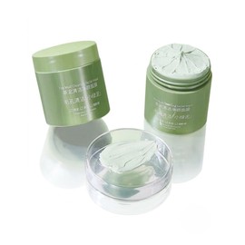 Mascarilla de Arcilla Limpiadora con Ácido Salicílico (BHA) y Té Verde - Mascarilla Facial Exfoliante para Poros, Puntos Negros y Acné - Control de Grasa y Limpieza Profunda - 100gr