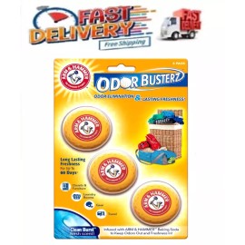 Arm and Hammer Odor Busterz Odor Eliminator & Lasting Freshness - 3 Pack