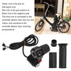 Electric Bike Throttle Grip 4 Lights Half Lock Speed Twist