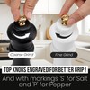 Premium Wooden Salt & Pepper Grinder Set (Pack of 2),