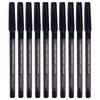 DIGNO Triber-Grip Ballpoint Pens, BLACK, Medium Point (1.0mm), Pack of