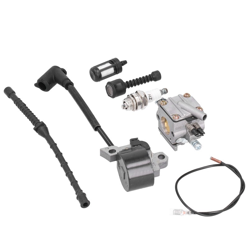 Carburetor Ignition Coil Oil Tube Fuel Filter Set Fit for