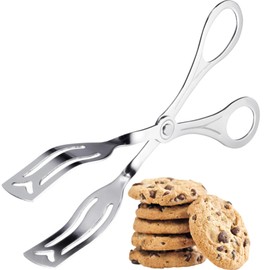 Westmark Pastry Tongs - Versatile Tongs for Hygienic Serving of Baked Goods and Other Foods, Ideal for Buffets, 7.8" Length - 18/8 Stainless Steel