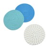 Kitchen Pot Holders Set Trivets Set 100% Pure Cotton Thread