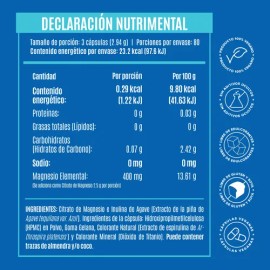 Birdman Citrato de Magnesio 400 Mg  Sin Aditivos  Mujer  Hombre  240 Cápsulas                                                                         