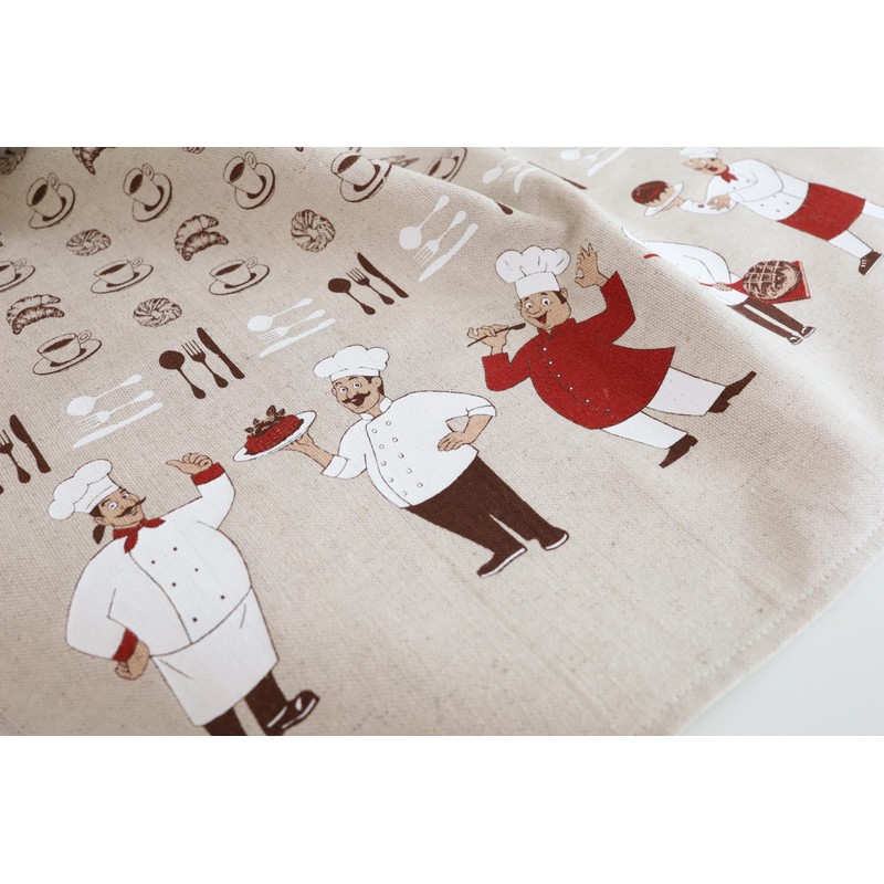 textile idea - Set of 3 Half-Linen Tea Towels 46