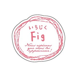Cotta Seal Natural Flavor Fig White Pink 2.9 X 3.2 cm, 100 Pieces A Set of 100 
