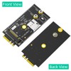 M.2 Key B to A+E Adapter with Nano SIM Card