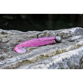 Catch Me 4 x rubber bait artificial bait 12 cm (pink)