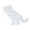 Hama Beads 10.322 Hama Pegboard Dinosaur, White, Klein