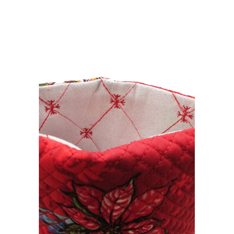 Snow Flake Quilted Cotton Christmas Stockings in Santa in Hawaii