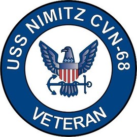 US Navy USS Nimitz CVN-68 Ship Veteran Decal Sticker 5.5"