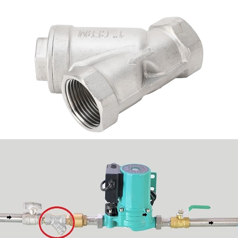 Y Type Strainer 1 Inch DN25 Female Thread 304 Stainless