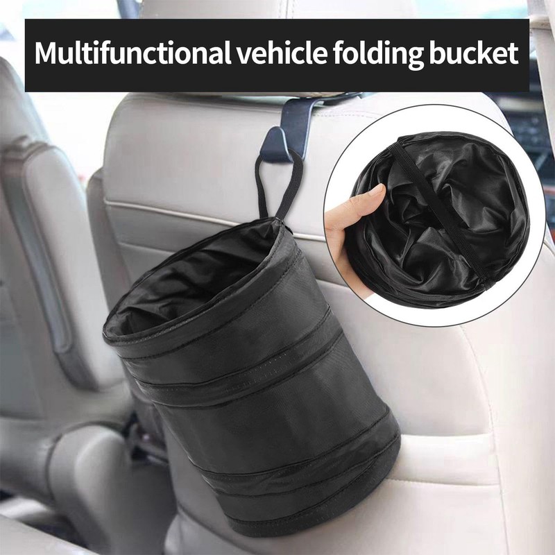 1 Piece Foldable Car Trash Can, Portable Car Trash Can,